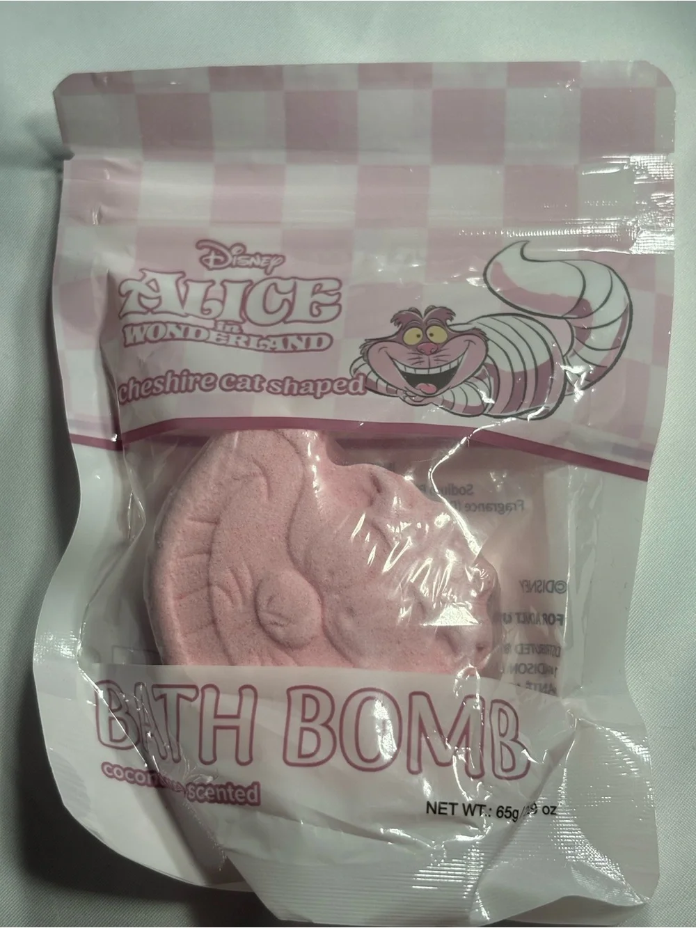 3 New Alice in Wonderland Cheshire Cat Pink Bath Bomb Bundle